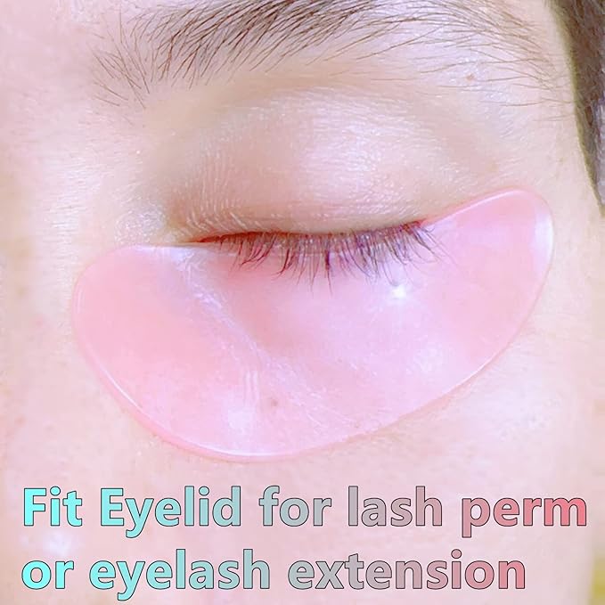 Reusable Lash Lift Cover Silicone Eyelash Separator Sticky Eye Patches for All Skin Anti Tear Eye Pads for Covering Lower Lashes 3 Pair Eye Shield Mask for Lash Lifts & Eyelash Extension Remover