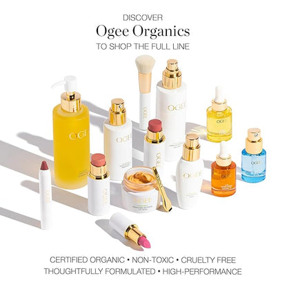 Ogee Volumizing Mascara & Radiant Face Stick Trio Bundle - Organic Mascara with Contour Makeup Collection