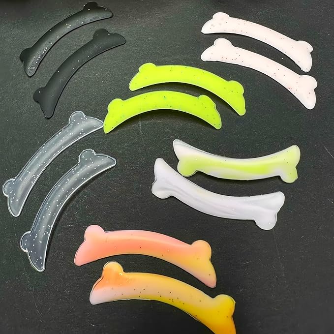 Lash Lift Ribbons Eyelash Lifting Shields Mate Mini Lami Lamination Roller Tool Soft Silicone Perm Rod Ribbon Gel Eyelash Perming Covers Mini Lash Tape String (Colorful Lash Lift Shield Partner)
