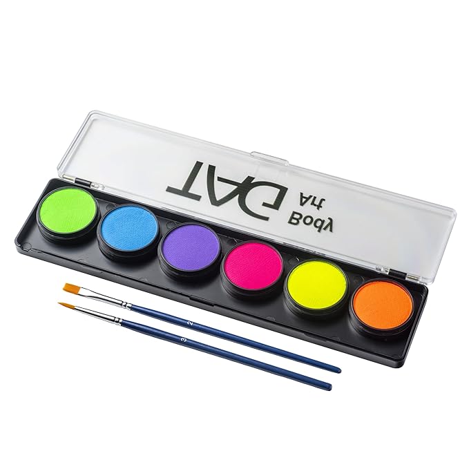 TAG Face & Body Paint - Neon Palette 6 x 10g