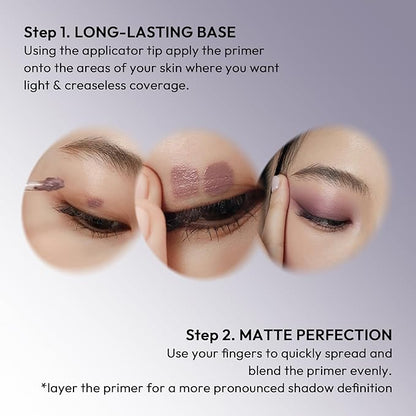 Wink Eye Primer | Long-Lasting Crease-Free Eye Makeup, Smooths & Preps Eyelid Base, Vibrant Colors, All-Day Wear - 5.5g (02 Light Wood)