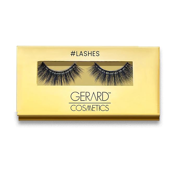 Gerard Cosmetics #WhatsTheTea #Lashes, High Volume Dramatic Lashes, Tapered, Perfectly Curled False Lashes, Cruelty Free & Vegan (1 Pair)