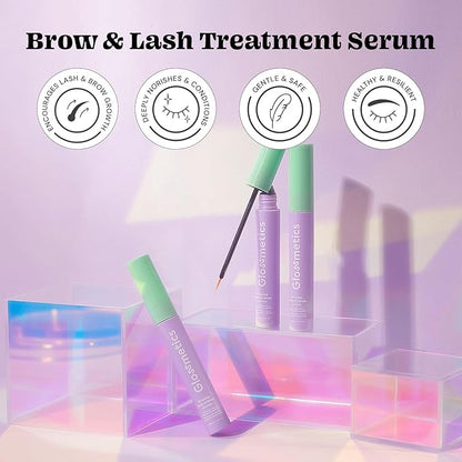 Glossmetics Healthy Brow and Lash Serum. Advanced Eyelash Serum for Thicker, Longer Eyelashes and Eyebrows. Vegan & Cruelty-Free Lash Enhancing Formula to Boost Longer and Fuller Looking Lashes