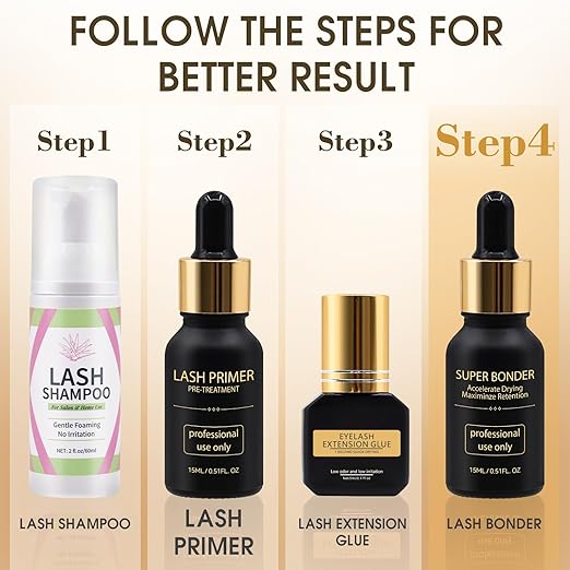 Waterproof Lash Bonder for Eyelash Extensions, Professional Lash Sealant Glue Accelerator, Reduces Glue Fumes and Enhances Retention, Adhesive Companion with Precision Dropper, 0.5fl. oz/15ml