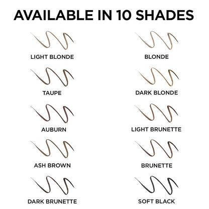 L'Oreal Brow Stylist Definer Waterproof Eyebrow Pencil, Light Brunette 0.003 Ounce (1 Count)