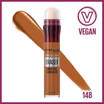 Maybelline Instant Age Rewind Eraser Dark Circles Treatment Multi-Use Concealer, 148, 1 Count (Packaging May Vary)