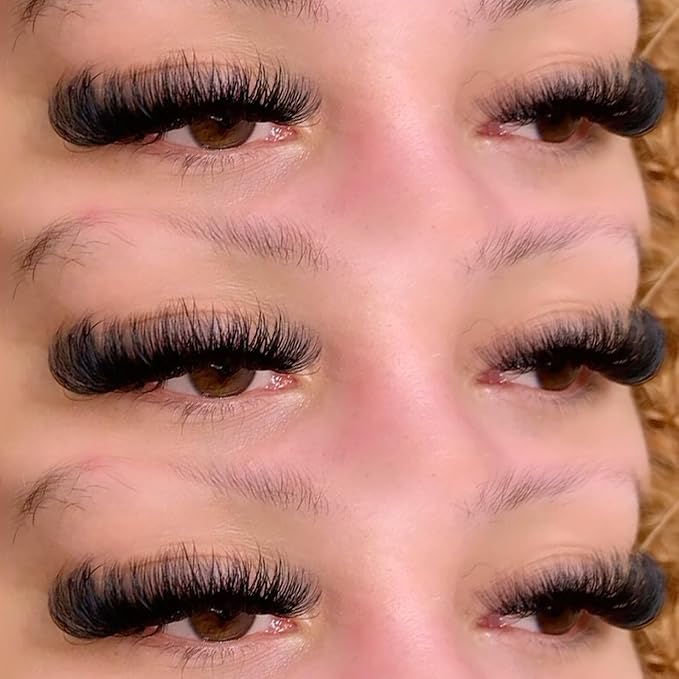 Geeneiya Lash Extension Kit Thick Cluster Lashes DIY Eyelash Extension Kit Individual Lashes Kit with Lash Bond and Seal Glue, Lash Applicator, DIY at Home for Beginners(Thick 60D+80D, 280Pcs)