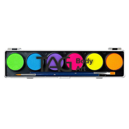 TAG Face & Body Paint - Neon Palette 6 x 10g