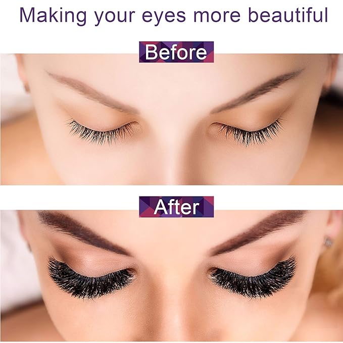Magnetic Eyelashes with Eyeliner Kit - magnetic lashes and eyeliner - updated 3D natural looking,long-lasting,10 pairs KIT 011 ATZ1004A1+01 0
