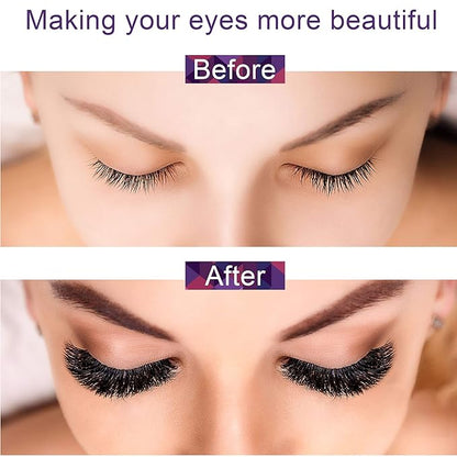 Magnetic Eyelashes with Eyeliner Kit - magnetic lashes and eyeliner - updated 3D natural looking,long-lasting,10 pairs KIT 011 ATZ1004A1+01 0