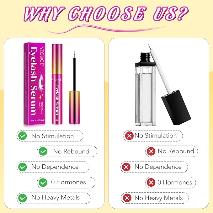 Lash Serum,5ML Lash Serum for Eyelash Growth, Premium Eyelash Growth Serum for Longer, Fuller, and Thicker Lashes, Boost Lash Growth Serum: Unleash the Power of Nature for Mesmerizing Lashes
