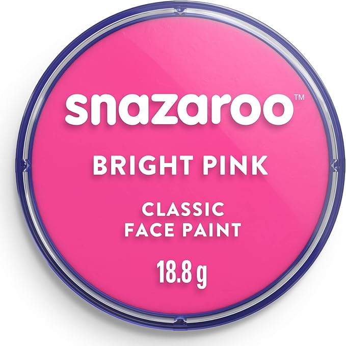 Snazaroo Classic Face and Body Paint, 18.8g (0.66-oz) Pot, Bright Pink