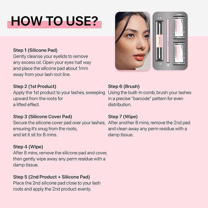 ENTROPY MAKEUP Lash Lift Kit, Professional Eyelash Perm Kit for Long-Lasting Curl, Up to 4 Weeks Natural Lift, Nourishing with Ceramide & Hydrolyzed Collagen, Hypoallergenic