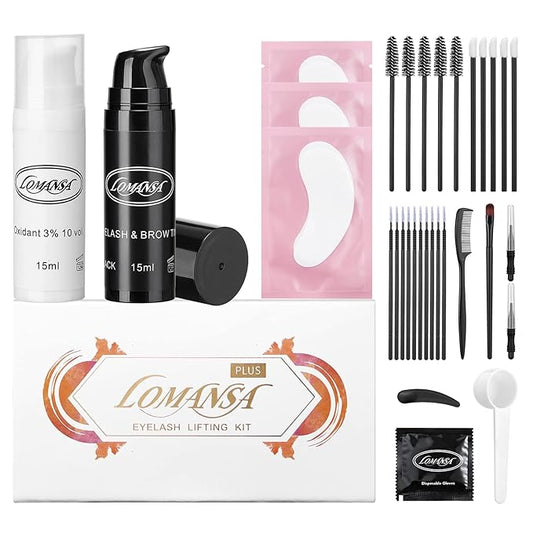 Black Eyelash Color Kit, Instant Fuller Lash and Brow Coloring Kit, DIY Hair Color for Salon Home Use 15ml
