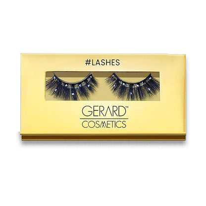 Gerard Cosmetics #BlingAlong #Lashes, Rhinestone Eyelashes for a Full and Flirty Look, Perfectly Curled False Lashes, Cruelty Free & Vegan (1 Pair)