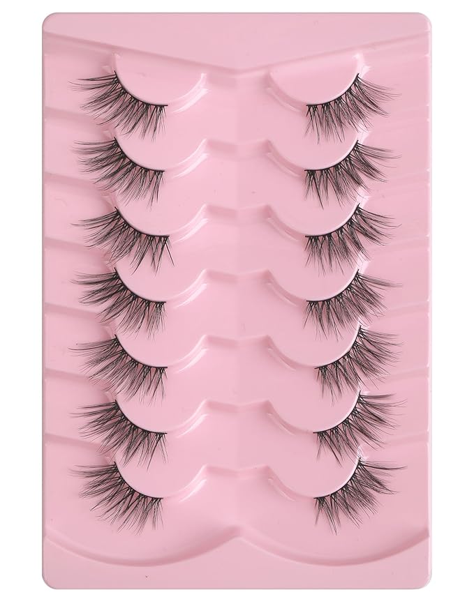 Half Lashes Natural Lashes Wispy Lashes Corner Lashes 3/4 False Eyelashes Natural Half Eyelashes W18