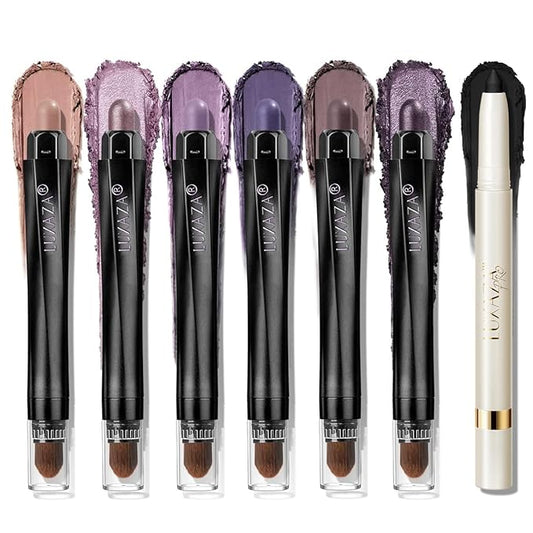 Cream Eye Shadow Eyeliner Makeup Sticks, Highlighter Brightener Pencil Classic-A016 + Multi-use-M6