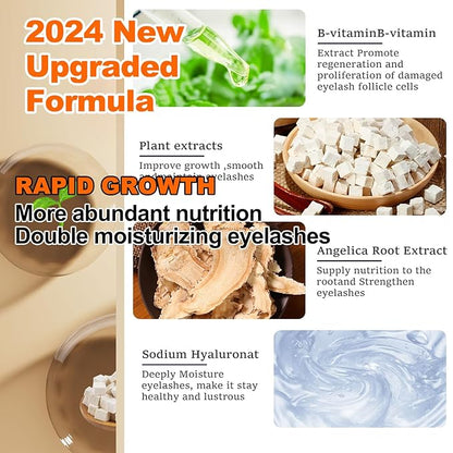 Eyebrow Growth Serum,2025 Upgraded Rapid Eyebrow Serum,Lash Serum,Brow Serum-Rapid Eyebrow Growth Serum for Stronger,Healthier Eyebrows(Upgraded Brow Surem)