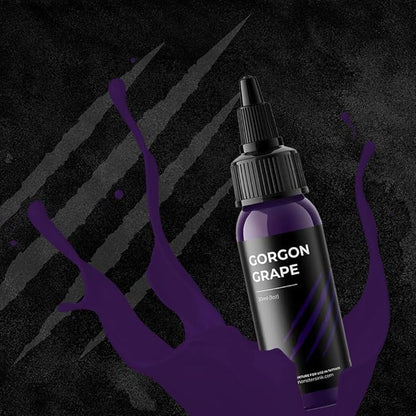 Purple Tattoo Ink by Monsters Ink Tattoo, Gorgon Grape Purple Tattoo Ink 30ml