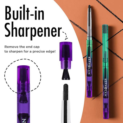 BEPHOLAN Black Eyeliner Pencils and Make Up Remover 100ml