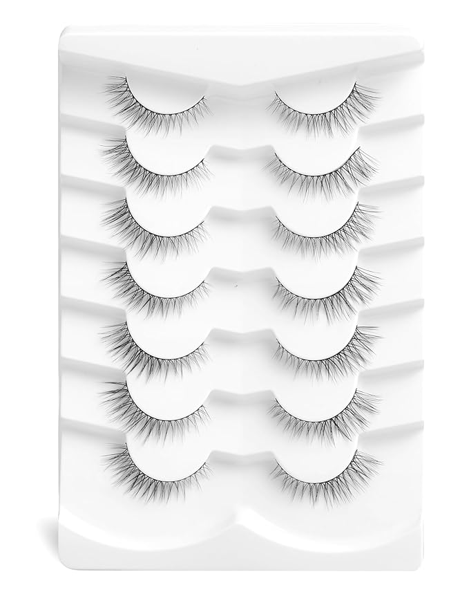 Natural Lashes Short Lashes Wispy Lashes Natural Look Natural Eyelashes Wispy False Eyelashes Small Lashes 11mm K41
