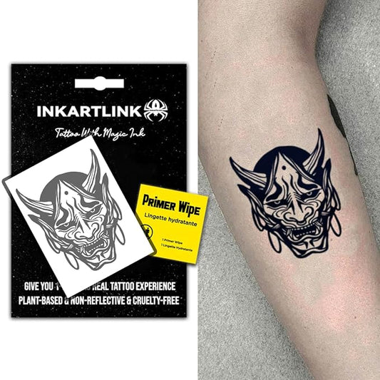 Semi Permanent Tattoo, Temporary Tattoo, party tattoo, beautiful and realistic design, fun tattoo experience, cruelty-free, non-reflective, waterproof (Prajna)