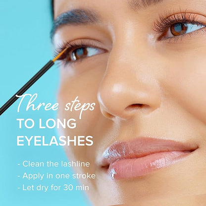 MAREE Lash Serum for Eyelash Growth - Advanced Eyelash Serum to Grow Lashes & Brows - Hyaluronic Acid, Biotin, Peptides & Vitamins for Thicker, Longer Eyelashes and Eyebrows - Suero de Pestañas