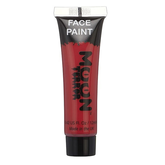 Halloween Face Paint Body Paint by Moon Terror - Blood Red - SFX Make up, Special Effects Make up - 0.40fl oz