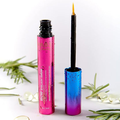 Premium Eyelash Growth Serum. Achieves thicker, longer, healthier and eyelashes and eyebrows. Eyelash enhancing serum for fuller lashes and brows. (5 mL)