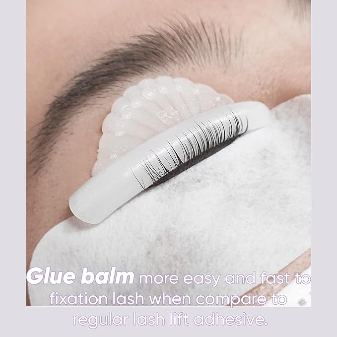 Lash Lift Shields Eyelash Perm Pads Silicone 16Pcs / 8 Sizes Lash Lift Rods Reusable Lifting Pads (White Peal)
