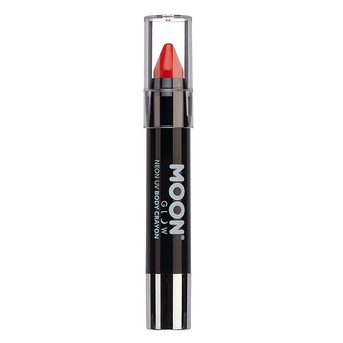 Neon UV Paint Stick Body Crayon for The Face & Body – Intense Red
