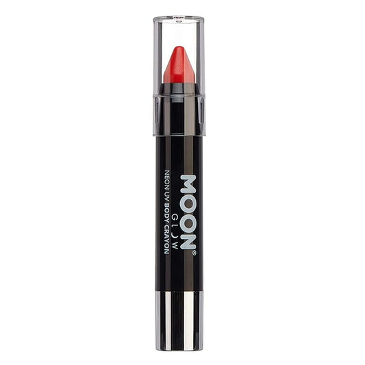 Neon UV Paint Stick Body Crayon for The Face & Body – Intense Red