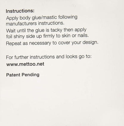 Mettoo Opening Night Body Foil, 12 Count