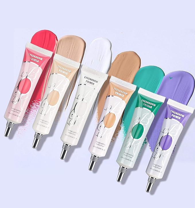 Matte Eye Primer - Long-lasting Waterproof & Smudgeproof Eyeshadow Base - Prevents Oily Lids & Creasing - For Any Shadow Makeup Setting (Medium)