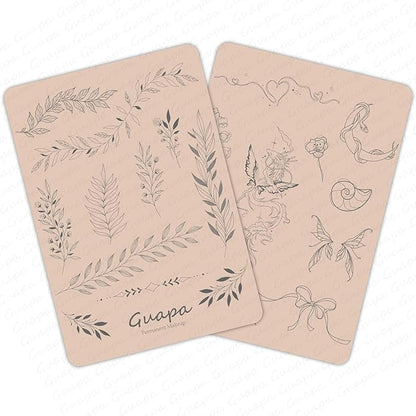 2 Pcs Tiny Tattoo Practice Skins, Small Deluxe Mini Silicone Finger Semi Permanent Tattoo Latex Pad for Training (Tiny #5 - Pink Pad -2PCS)