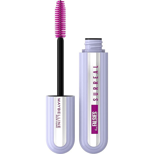 Maybelline The Falsies Surreal Extensions Washable Mascara, Volumizing, Lengthening Mascara Make Up, Brownish Black, 1 Count