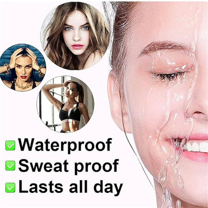 Eyebrow Pen Waterproof Microblading Pencil With 4-Prong Micro-Fork-Tip Applicator, Contouring Pen for Women Creates Natural Looking Brows Effortlessly (Light Brown)