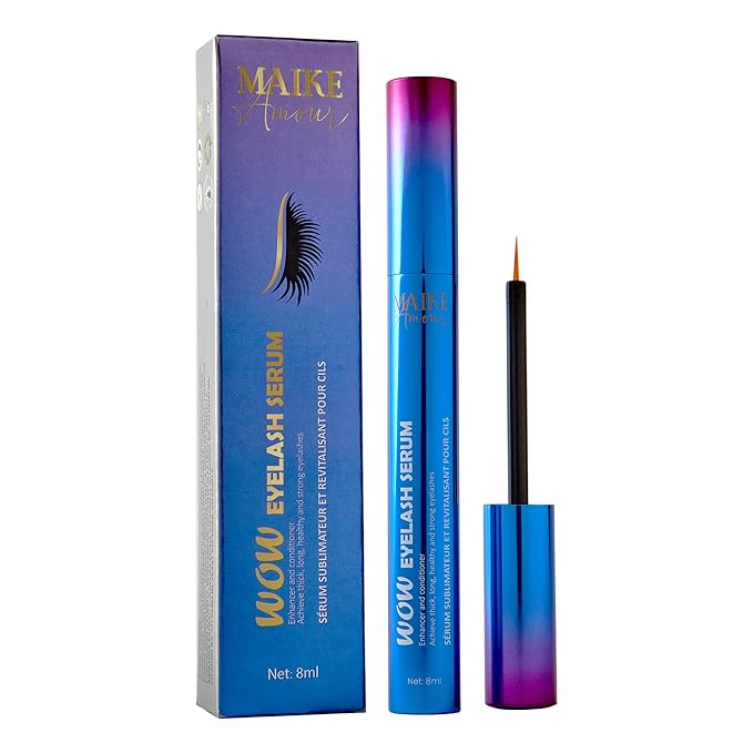 Premium Eyelash Growth Serum. Achieves thicker, longer, healthier and eyelashes and eyebrows. Eyelash enhancing serum for fuller lashes and brows. (8 mL)