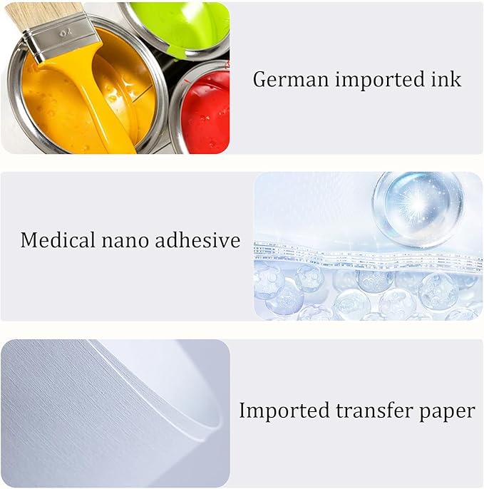 Face Makeup Patche, Freckle Face Stickers, Glitter Freckles Face Tattoo, Easy to Stick, Waterproof Long Lasting Party Makeup Stickers for Women - 6 Stickers Set (QBT-007 Silver)