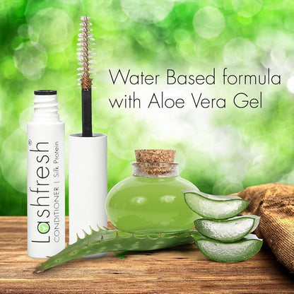 Eyelash Extension Conditioner with Silk Protein, 3ml. Keep natural lashes healthy and strong, soft and silky lash extensions.
