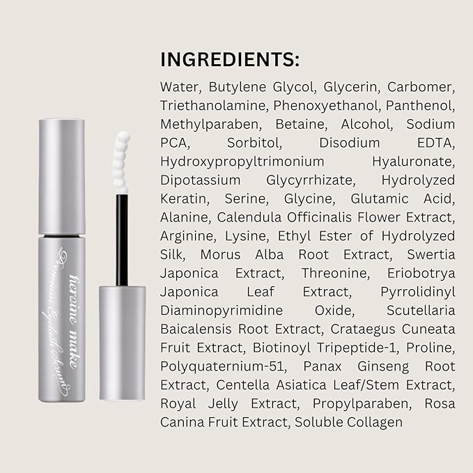 HEROINE MAKE by KISSME Eyelash Primer Serum Premium EX, Nourishing Lash Primer for Eyelashes, Strengthening & Conditioning Treatment, 5.5g / 0.2 Fl Oz