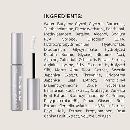 HEROINE MAKE by KISSME Eyelash Primer Serum Premium EX, Nourishing Lash Primer for Eyelashes, Strengthening & Conditioning Treatment, 5.5g / 0.2 Fl Oz