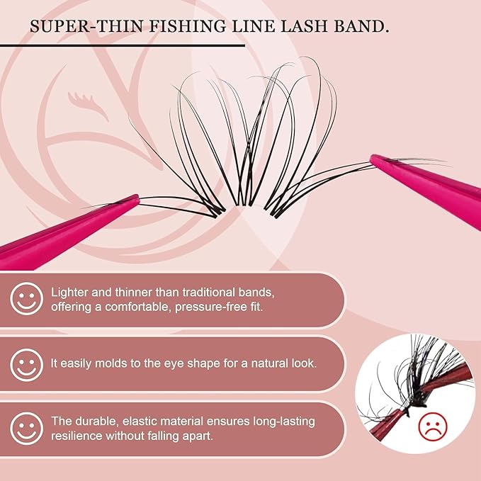 Lash Clusters - Lash Clusters Kit Mix Manga Lases 432pcs Eyelash Clusters Spiky Lases Clusters DIY at Home No Glue Included