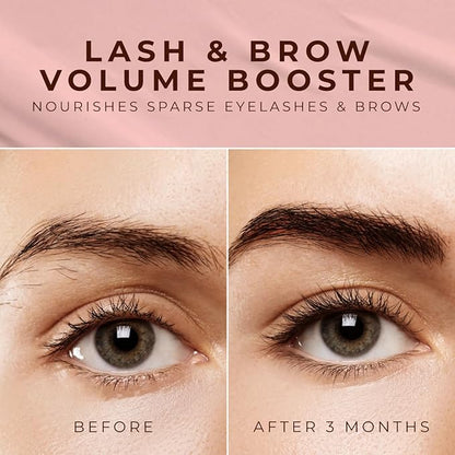 Gya Labs Lash and Brow Oil - 100% Pure Natual Organic Castor Oil Eyelash & Eyebrow Serum for Fuller-looking Lashes & Brows (0.34 Fl Oz)