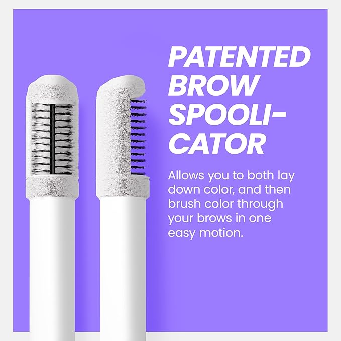 Wonderskin Brow/Do Eyebrow Gel Topper - Skinrageous All-Day Eyebrow Tint Mascara, Long-Lasting, Waterproof & Transfer-Proof Brow Gel Topper (Dark Brunette)