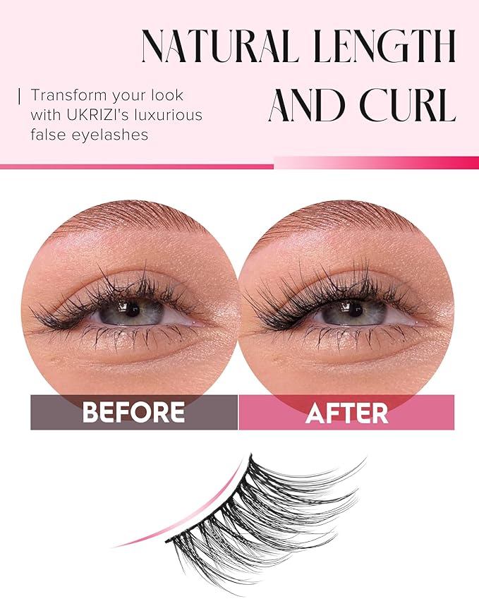 Half Lashes Natural Lashes Wispy Lashes Corner Lashes 3/4 False Eyelashes Natural Half Eyelashes W18