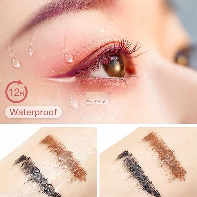 Waterproof Colorful Mascara 7 Colors Long Lasting Mascara Lengthening Voluminous Eyeliner Charming Mascara for Eyelash Eye Makeup