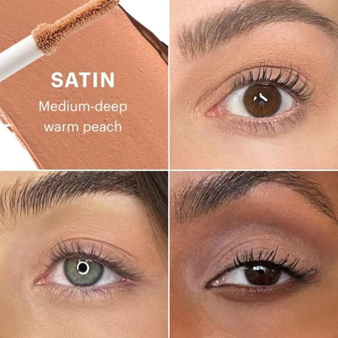 Glo Skin Beauty Essential Eye Base - 3-in-1 Multitasking Eyelid Tint, Primer & Color Corrector - Vegan Shades (Satin)