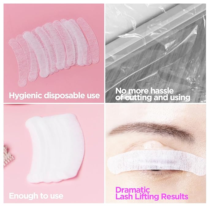 Lash Perm Paper - Professional Grade Eyebrow Perm Paper for Eyebrow Lamination, Skin Protective, Non Irritating, Perm Paper for Lash Lift & Brow Lamination Kits, 100% Vegan & Cruelty Free