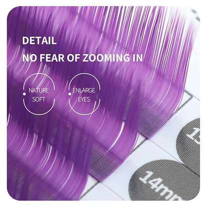 Colored Eyelash Extension Classic Pink 0.07 D Curl 8-15mm Mixed Volume Lash Extension Individual False Eye Lashes With Color By ANNAFRIS (Classic Pink,0.07 D 8-15mm Mix)